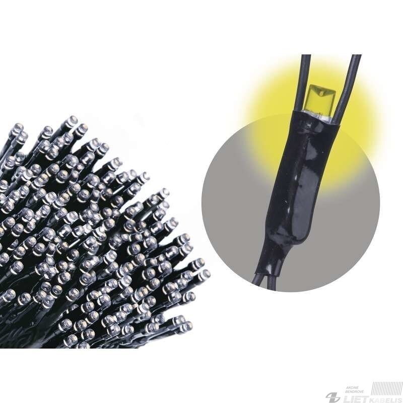 Elektrinė girlianda/tinklas 2x1.5m, 160LED lempučių, ZY1443 IP44  be maitinimo šaltinio, šiltai balta 3