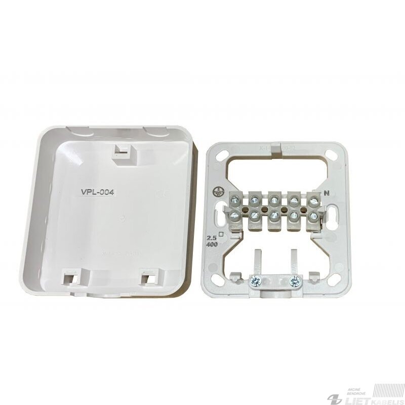 Elektrinės kaitlentės pajungimo dėžutė VPL-004 5x4mm, Liregus 2