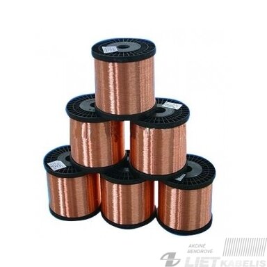 Emaliuotas laidas LST EN 60317-13 0,236 Lietkabelis Emaliuotas laidas LST EN 60317-13 0,236 Lietkabelis