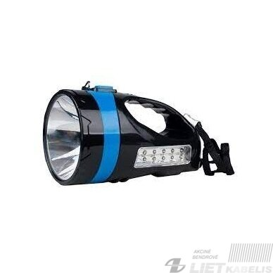 LED žibintuvėlis rankinis RS3-1201W,  1W, pakraunamas, Energy Light