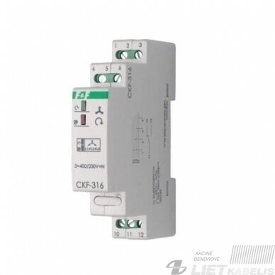Fazių sekos ir įtampos asimetrijos relė CKF-316F&F