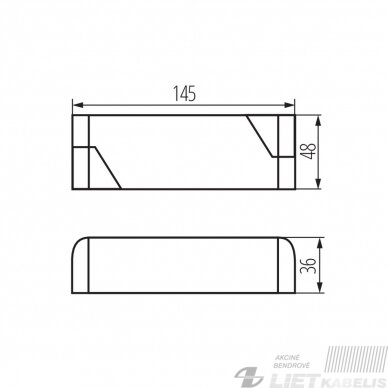 Maitinimo šaltinis 12V, 30W, DC 2,5A, IP20, Kanlux 1 Maitinimo šaltinis 12V, 30W, DC 2,5A, IP20, Kanlux 1