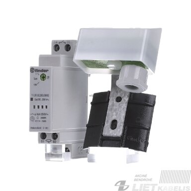 Foto rėlė su jutikliu moduliniu 16A 1NO IP20-IP54, FINDER Foto rėlė su jutikliu moduliniu 16A 1NO IP20-IP54, FINDER