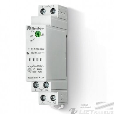 Foto rėlė su jutikliu moduliniu 16A 1NO IP20-IP54, FINDER 1 Foto rėlė su jutikliu moduliniu 16A 1NO IP20-IP54, FINDER 1