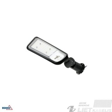 Gatvės šviestuvas LED JAZMIN 50W, 4000K, 6750lm,  IP65, BEMKO