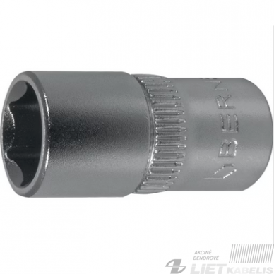 Galvutė varžtams šešiakampė 1/4-8mm, Berner Galvutė varžtams šešiakampė 1/4-8mm, Berner