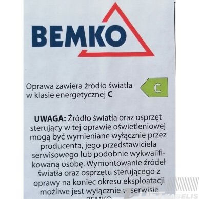 Gatvės šviestuvas LED JAZMIN 50W, 4000K, 6750lm, IP65, BEMKO 1 Gatvės šviestuvas LED JAZMIN 50W, 4000K, 6750lm, IP65, BEMKO 1