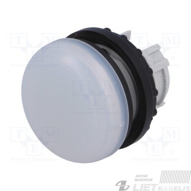 Gaubtas signalinei lempai M22-L-W, Moeller, baltas Gaubtas signalinei lempai M22-L-W, Moeller, baltas