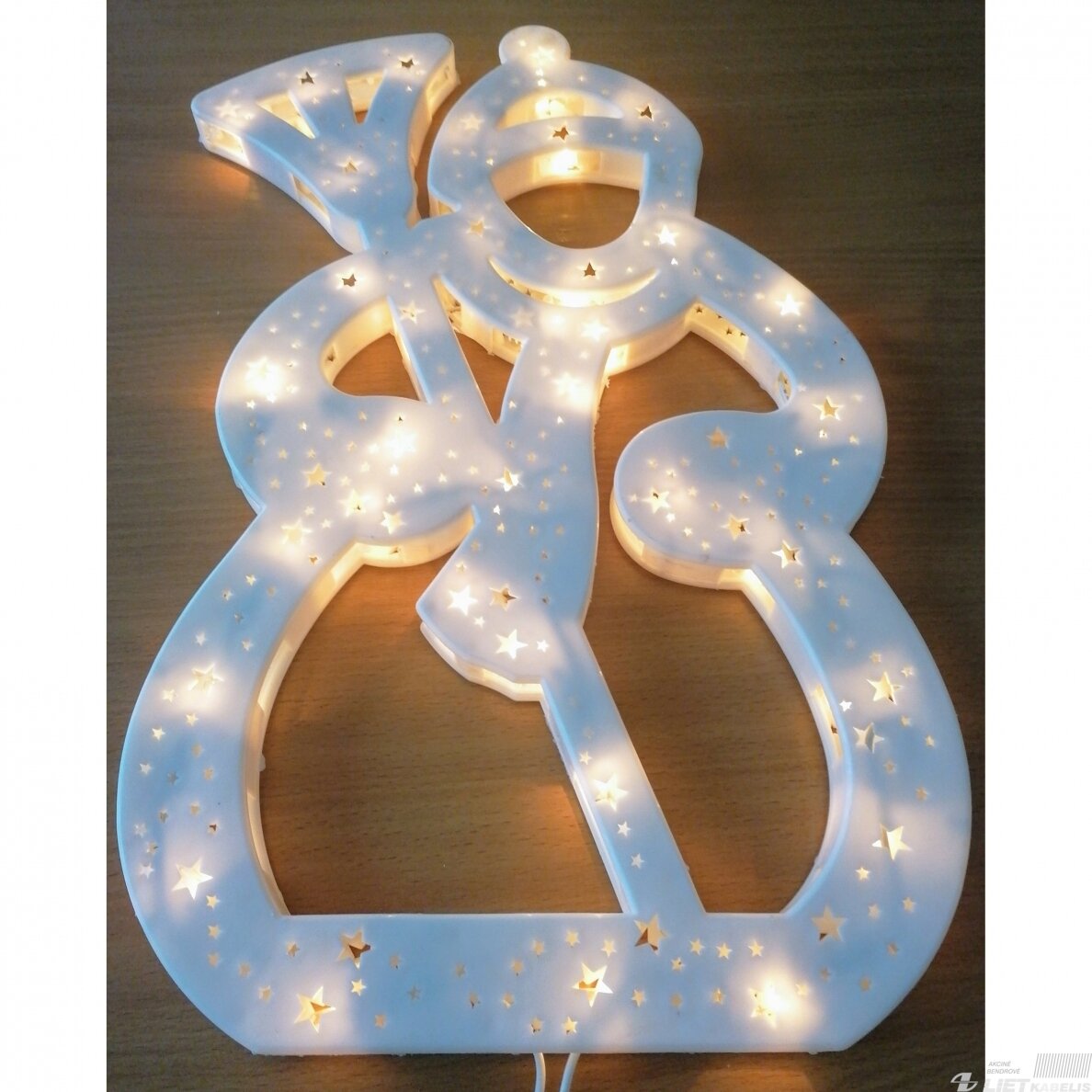Girlianda sniego senis su keičiamomis lemputėmis 35vnt christmas silhouette minilights 1 Girlianda sniego senis su keičiamomis lemputėmis 35vnt christmas silhouette minilights 1
