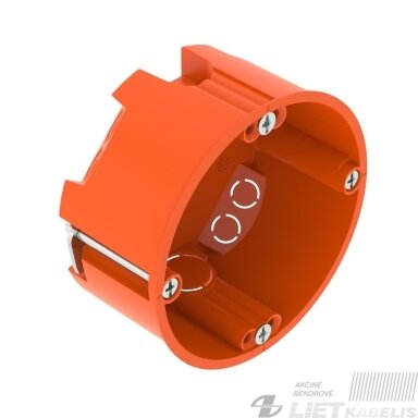 Gipskartonio dėžutė HG35, 68mm, oranžinė, OBO