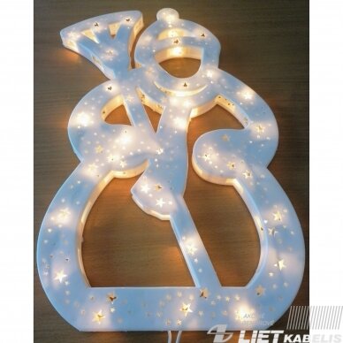 Girlianda sniego senis su keičiamomis lemputėmis 35vnt christmas silhouette minilights 1 Girlianda sniego senis su keičiamomis lemputėmis 35vnt christmas silhouette minilights 1