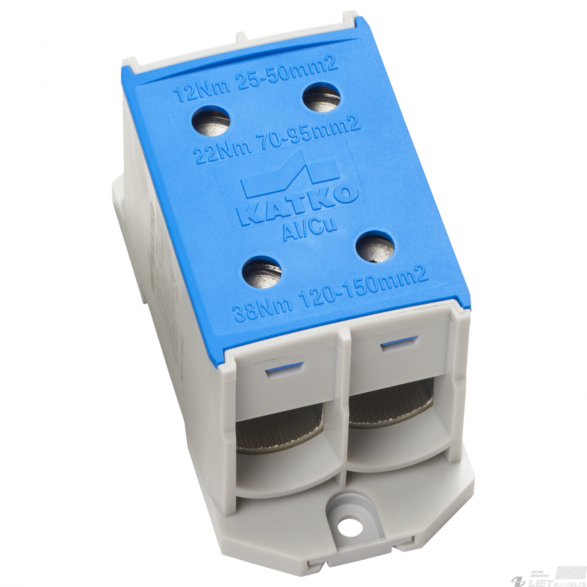 Gnybtas AL/Cu 4x(25-150)mm² mėlynas, Katko Gnybtas AL/Cu 4x(25-150)mm² mėlynas, Katko