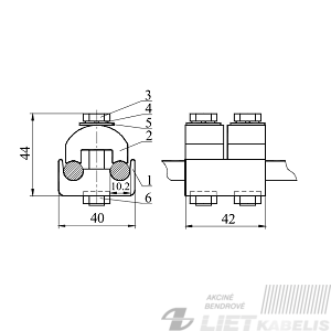 Gnybtas VGA-1 (16-50mm² 0,4-10kV) 2 Gnybtas VGA-1 (16-50mm² 0,4-10kV) 2