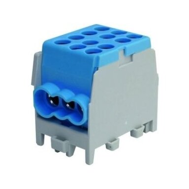 Gnybtas 25mm2 Cu/Al  6 prijungimai (2x25/4x16) PHLAK2524BL  mėlynas, PROTEC