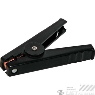 Gnybtas-krokodilas KRCLP200BK, ilgis 120mm, lenkimo amplitudė 30mm, juodas (1vnt)