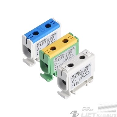 Gnybtas modulinis 1xAl/Cu 2,5-50mm², KE61.1, pilkas, LINKWELL Gnybtas modulinis 1xAl/Cu 2,5-50mm², KE61.1, pilkas, LINKWELL