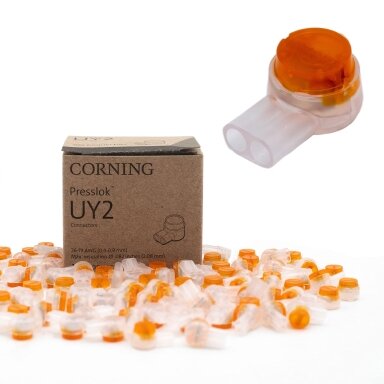 Gnybtas su žele 2 kontaktai 0,49-0,9mm 3M, UY2 Corning Gnybtas su žele 2 kontaktai 0,49-0,9mm 3M, UY2 Corning