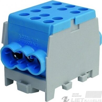 Gnybtas 35mm2 Cu/Al 6 prijungimai (2x35/4x25) PHLAK3524BL mėlynas PROTEC Gnybtas 35mm2 Cu/Al 6 prijungimai (2x35/4x25) PHLAK3524BL mėlynas PROTEC