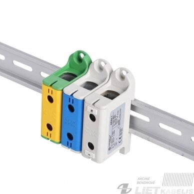 Gnybtas modulinis 1xAl/Cu 2,5-50mm², KE61.1, pilkas, LINKWELL 1