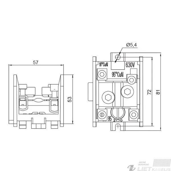 Gnybtas K-SV 95 IP20, SEZ 2