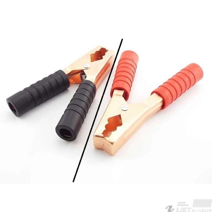 Gnybtas-krokodilas gumuotas KRO0407, 200A Gnybtas-krokodilas gumuotas KRO0407, 200A