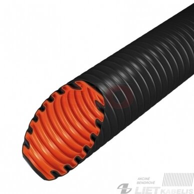 Gofruotas vamzdis EVOEL Smart 16mm be halogenų su apsauga nuo UV spindulių 750N/5cm 1 Gofruotas vamzdis EVOEL Smart 16mm be halogenų su apsauga nuo UV spindulių 750N/5cm 1