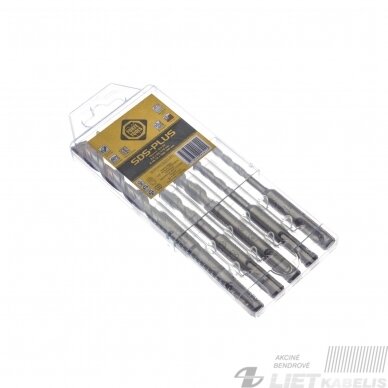 Grąžtas mūrui komplektas 5,0-12,0mm SDS+(285384), Forte Tools Grąžtas mūrui komplektas 5,0-12,0mm SDS+(285384), Forte Tools