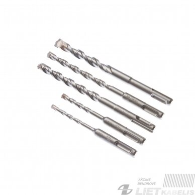 Grąžtas mūrui komplektas 5,0-12,0mm SDS+(285384), Forte Tools 1 Grąžtas mūrui komplektas 5,0-12,0mm SDS+(285384), Forte Tools 1