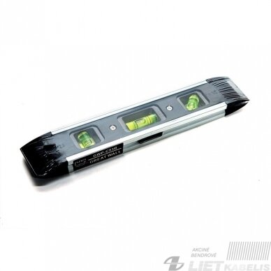 Gulsčiukas 3indų GWP-C93B 230mm su magnetu, Great Wall Gulsčiukas 3indų GWP-C93B 230mm su magnetu, Great Wall