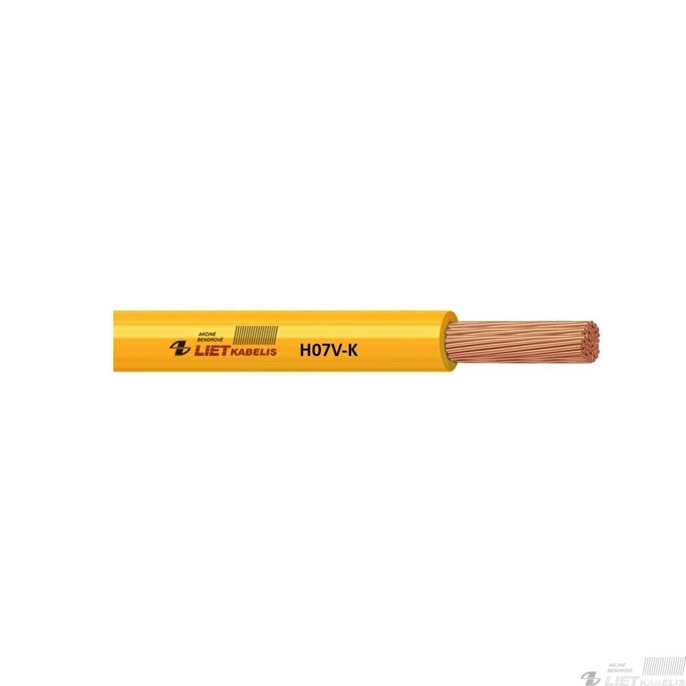 Lankstus viengyslis daugiavielis laidas H07V-K 2,5 Lietkabelis