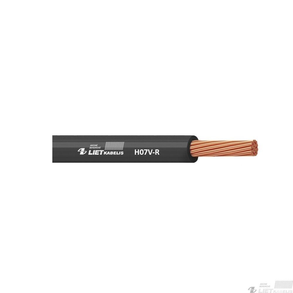 Instaliacinis viengyslis daugiavielis varinis laidas H07V-R 16,0mm² Lietkabelis Instaliacinis viengyslis daugiavielis varinis laidas H07V-R 16,0mm² Lietkabelis