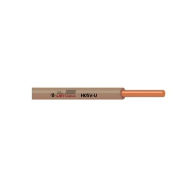 Instaliacinis viengyslis monolitinis laidas H05V-U 0,75 mm², Lietkabelis Instaliacinis viengyslis monolitinis laidas H05V-U 0,75 mm², Lietkabelis