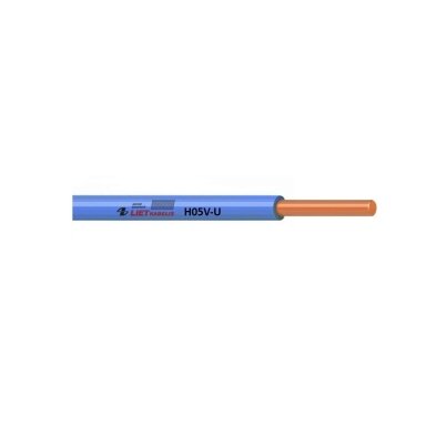 Instaliacinis viengyslis monolitinis laidas H05V-U 0,75 mm², Lietkabelis