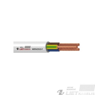 Lankstus kabelis H05V2V2-F 3G1,5mm², Lietkabelis