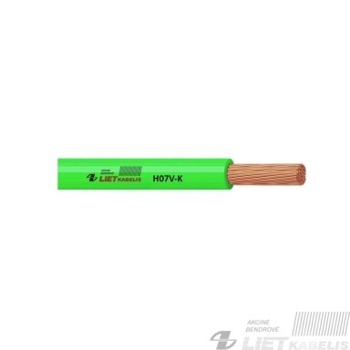 Lankstus viengyslis daugiavielis laidas H07V-K 1,5mm² Lietkabelis
