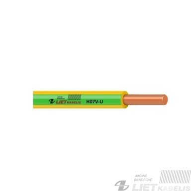 Instaliacinis viengyslis monolitinis laidas H07V-U 4,0mm² Lietkabelis Instaliacinis viengyslis monolitinis laidas H07V-U 4,0mm² Lietkabelis