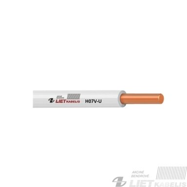 Instaliacinis viengyslis monolitinis laidas H07V-U 4,0mm² Lietkabelis Instaliacinis viengyslis monolitinis laidas H07V-U 4,0mm² Lietkabelis