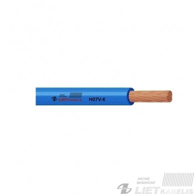 Lankstus viengyslis daugiavielis laidas H07V-K 16,0mm² Lietkabelis Lankstus viengyslis daugiavielis laidas H07V-K 16,0mm² Lietkabelis