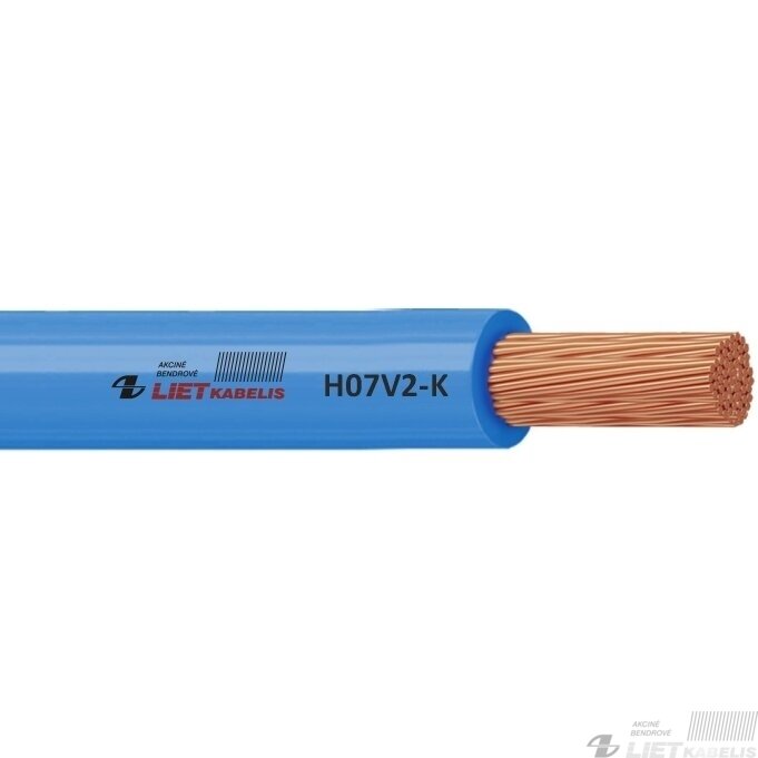 Lankstus viengyslis daugiavielis laidas H07V2-K 25,0mm² Lietkabelis