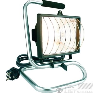 Halogeninis prožektorius , pernešamas 400W, 8600lm, IP44, RITOS