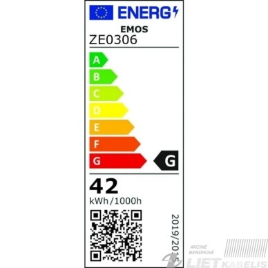 Halogeninė lemputė G9 42W 230V šiltai balta 300°C 2 Halogeninė lemputė G9 42W 230V šiltai balta 300°C 2