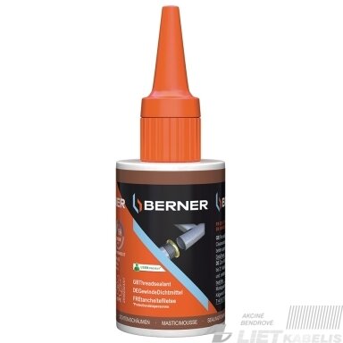 Hermetikas sriegiams 50 ml HSF-P1, Berner Hermetikas sriegiams 50 ml HSF-P1, Berner