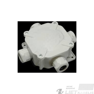 Hermetinė dėžutė 6455-12P su kontaktais IP67 105X44.6 mm