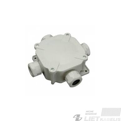 Hermetinė dėžutė 6455-26P su kontaktais IP67 132X67mm Hermetinė dėžutė 6455-26P su kontaktais IP67 132X67mm