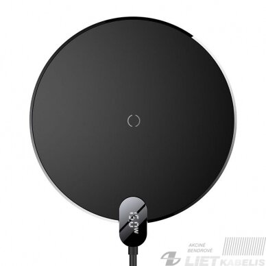 Įkroviklis belaidis 15W su įtampos/galios indikacija, Baseus 3 Įkroviklis belaidis 15W su įtampos/galios indikacija, Baseus 3
