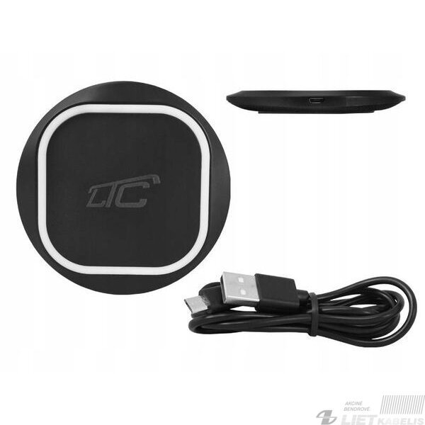 Įkroviklis belaidis (indukcinis) LX Q101 5W 2A DC , LTC Įkroviklis belaidis (indukcinis) LX Q101 5W 2A DC , LTC