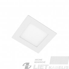 LED šviestuvas Matis plus įleidžiamas kvadratinis, 19W, 3000K, 1520Lm, GTV
