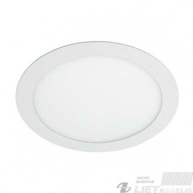 LED Šviestuas įleidžiamas, apvalus 19W, 3000K, 1520Lm, IP44, GTV LED Šviestuas įleidžiamas, apvalus 19W, 3000K, 1520Lm, IP44, GTV