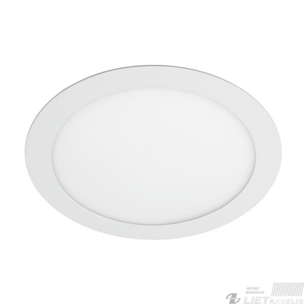 LED Šviestuas įleidžiamas, apvalus 19W, 3000K, 1520Lm, IP44, GTV LED Šviestuas įleidžiamas, apvalus 19W, 3000K, 1520Lm, IP44, GTV