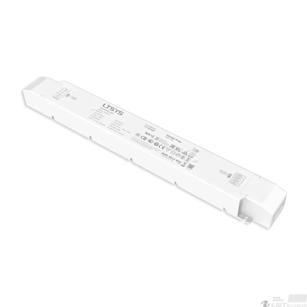 Impulsinis maitinimo šaltinis 150W, 24V, 6,25A, Push dimeriuojamas, LTECH
